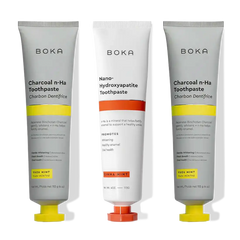 Charcoal Yuzu Mint Nano-hydroxyapatite Toothpaste 3-Pack