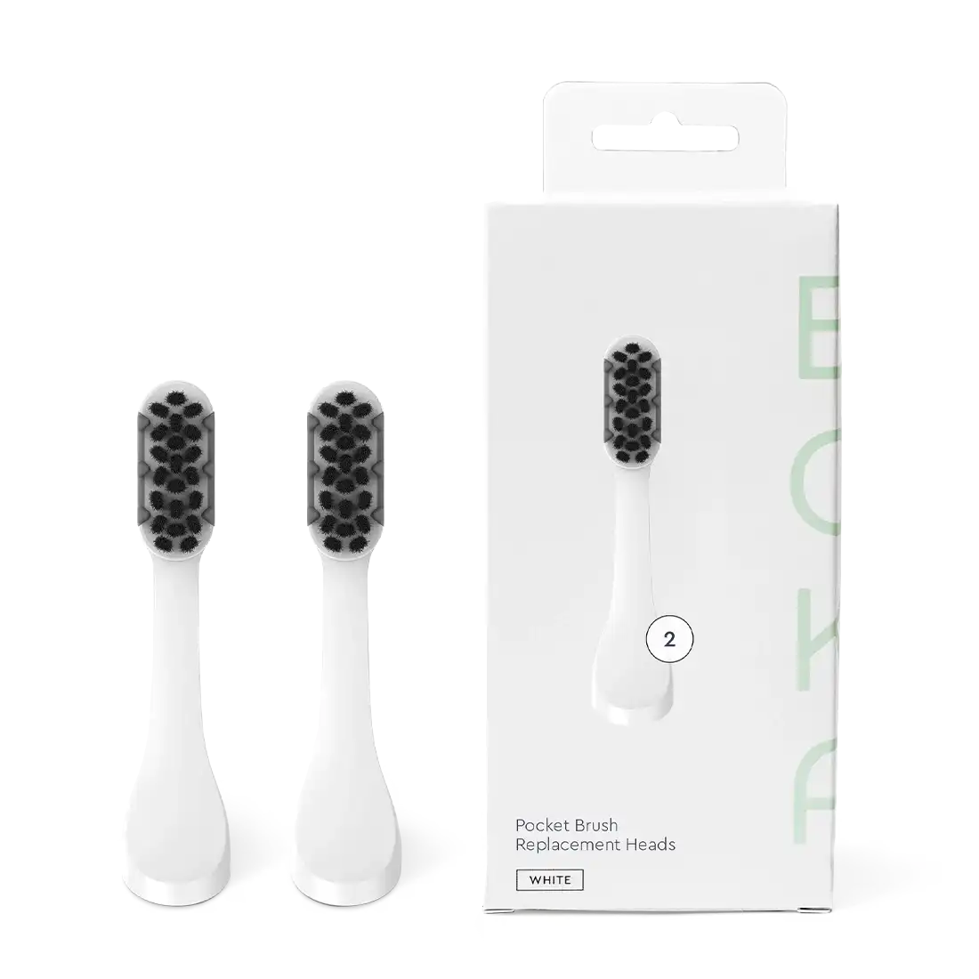 Boka Pocket Electric Toothbrush Replacement Heads 2-Pack
